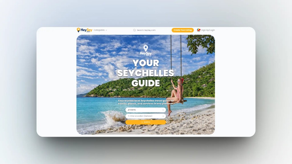 HeySey.com website screenshot